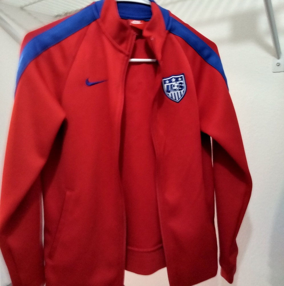 Nike USA Soccer Track Jacket boys Large